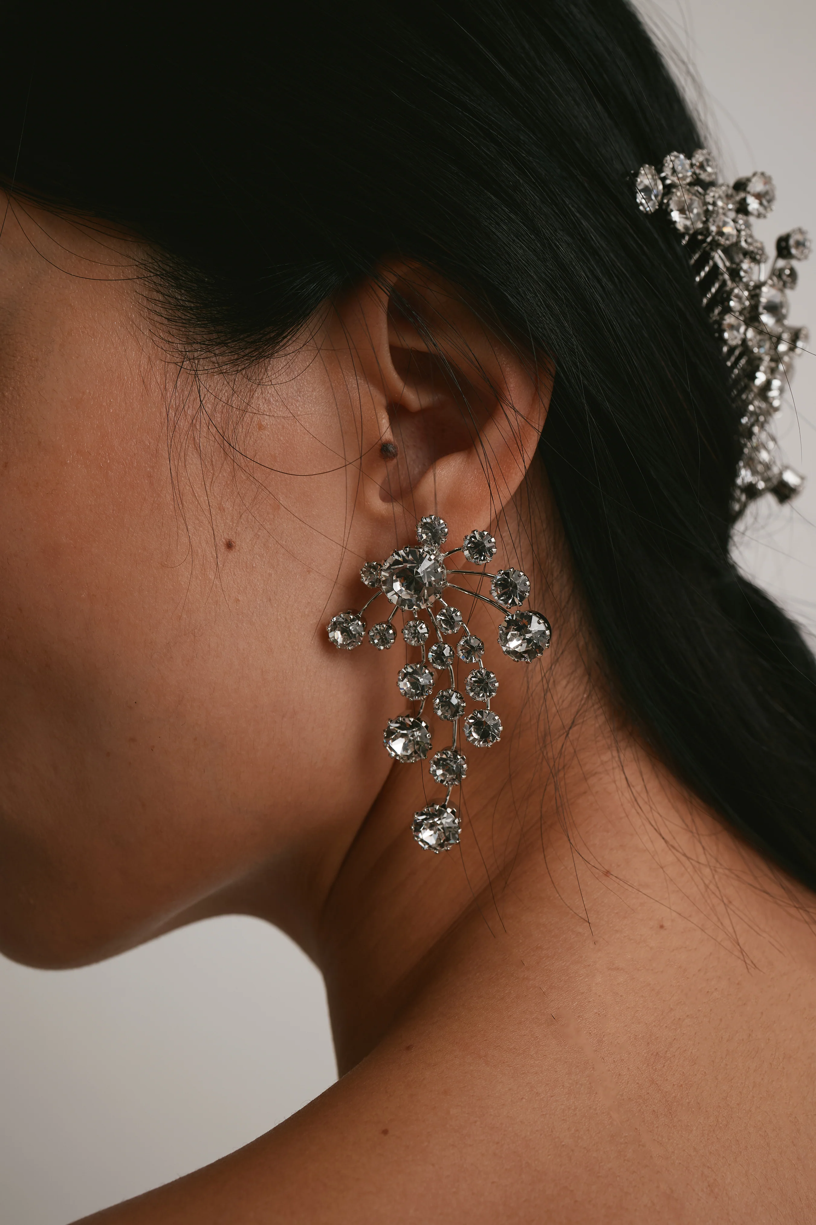 Briar Crystal Statement Earrings - Image 6