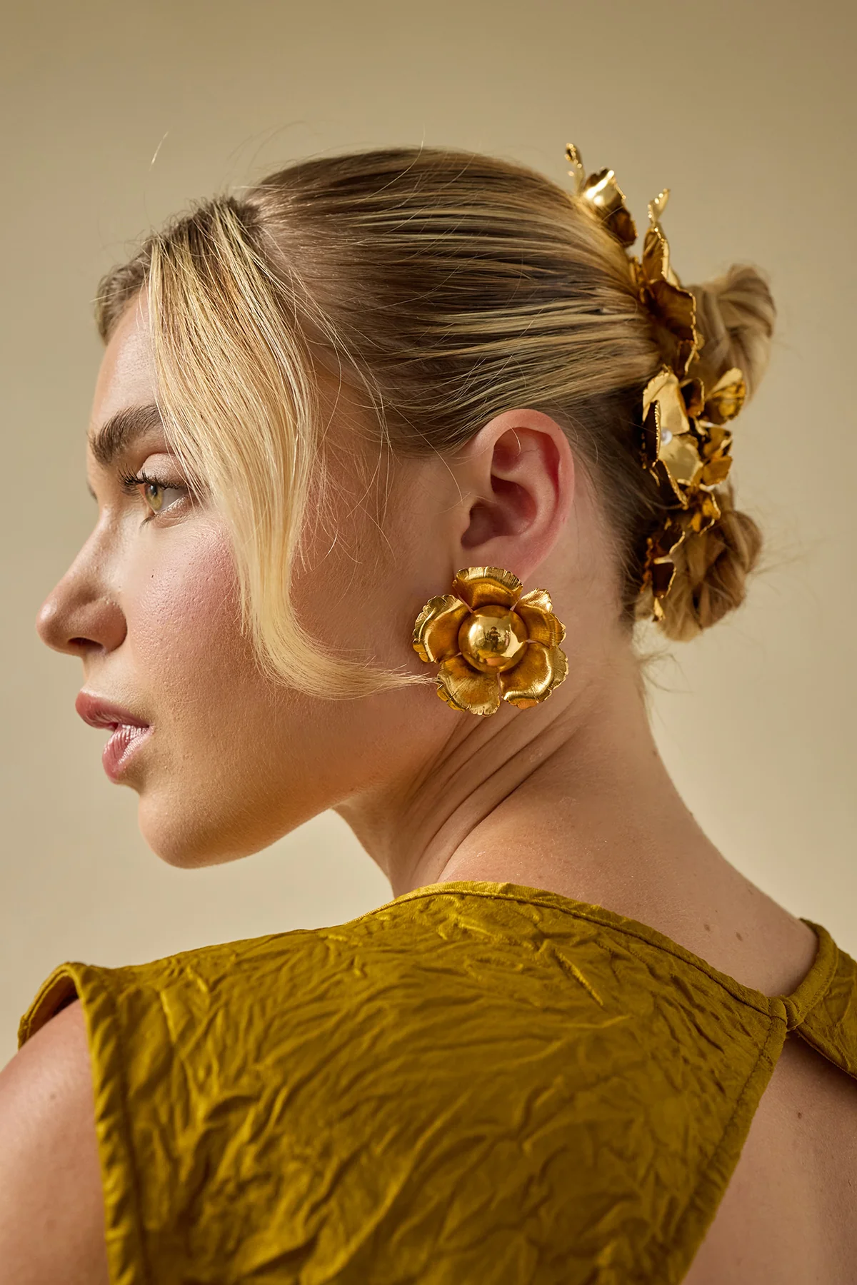 Eden Domed Stud Earrings - Image 2