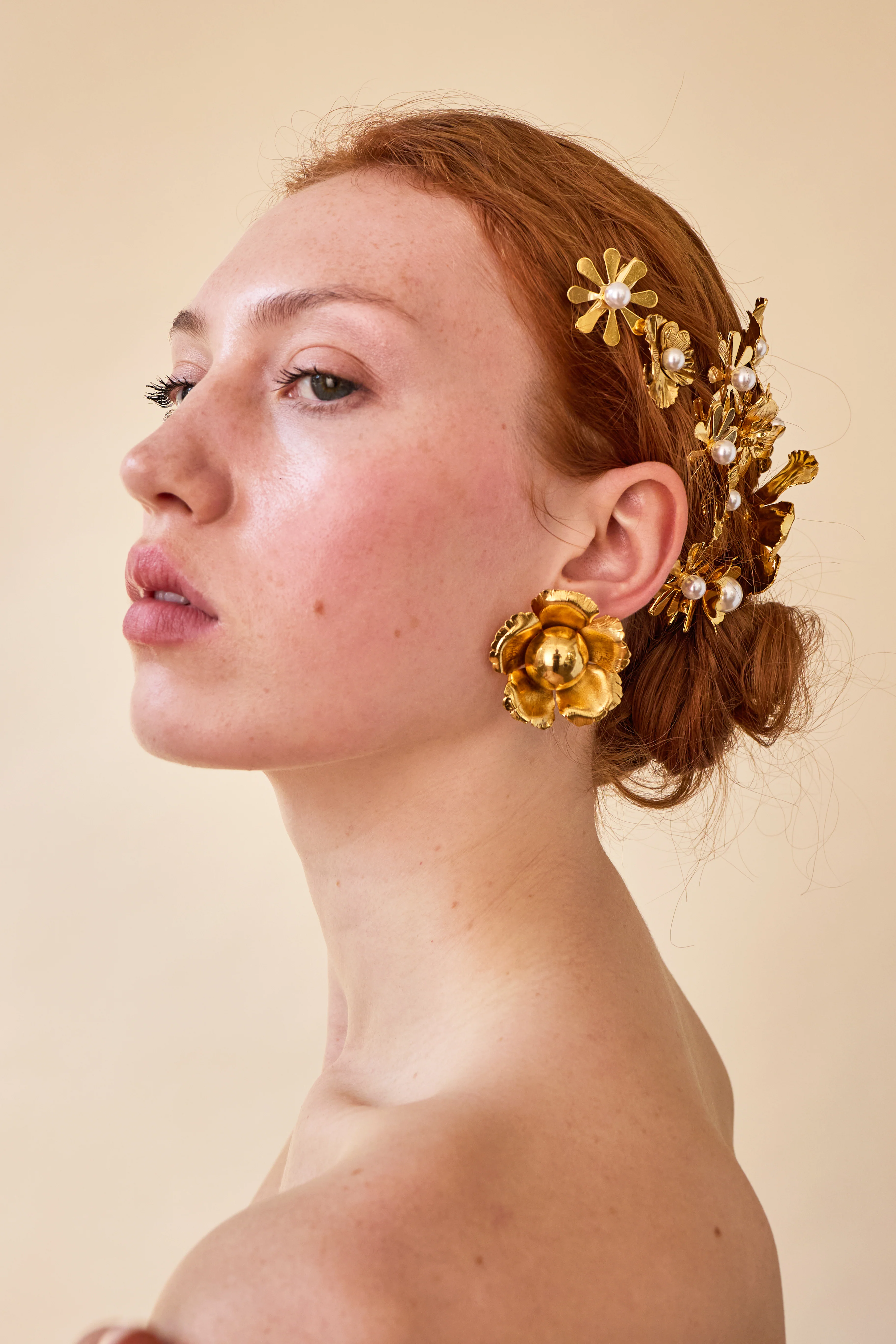 Eden Domed Stud Earrings - Image 9