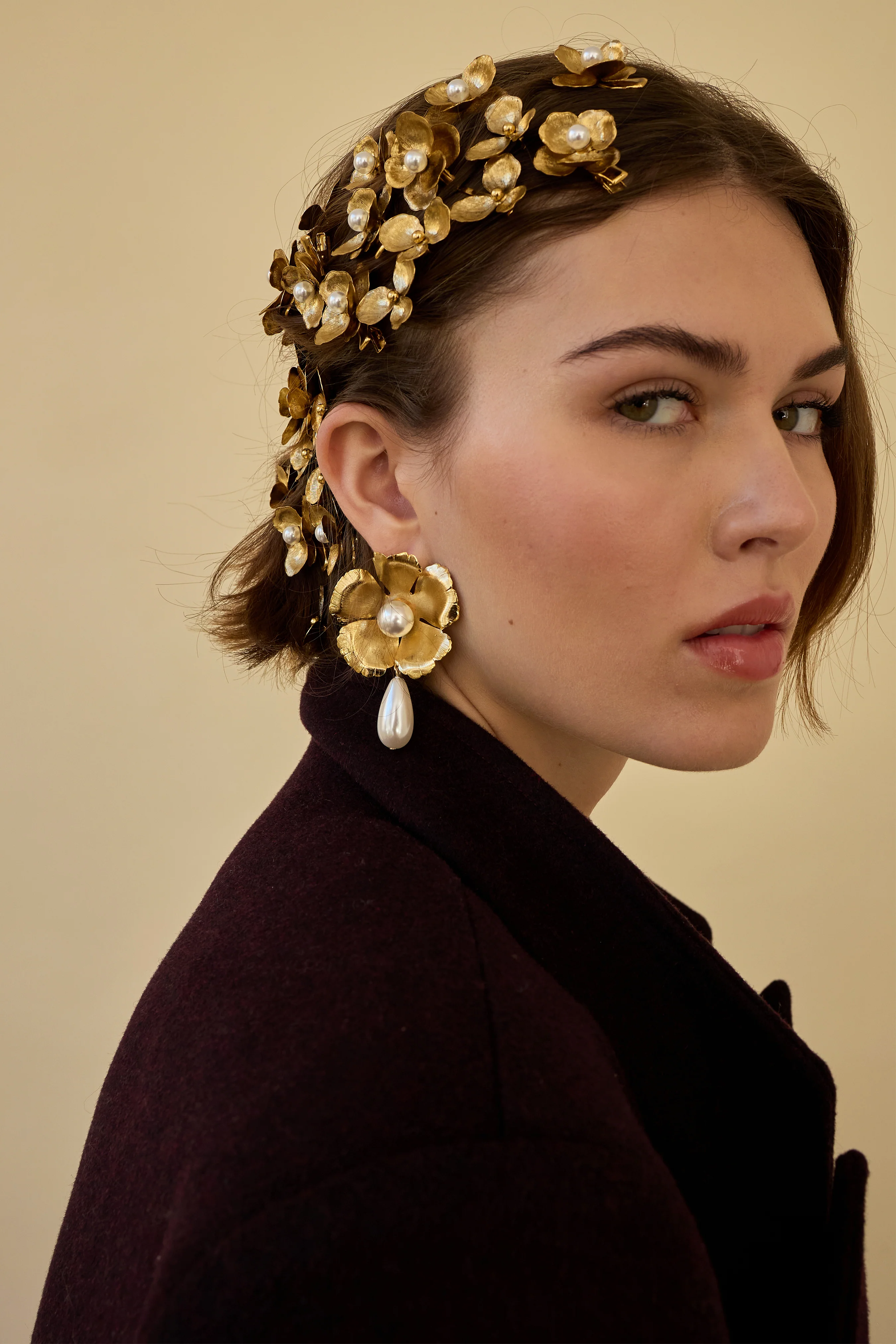 Eden Pearl Tear Drop Earrings - Image 8