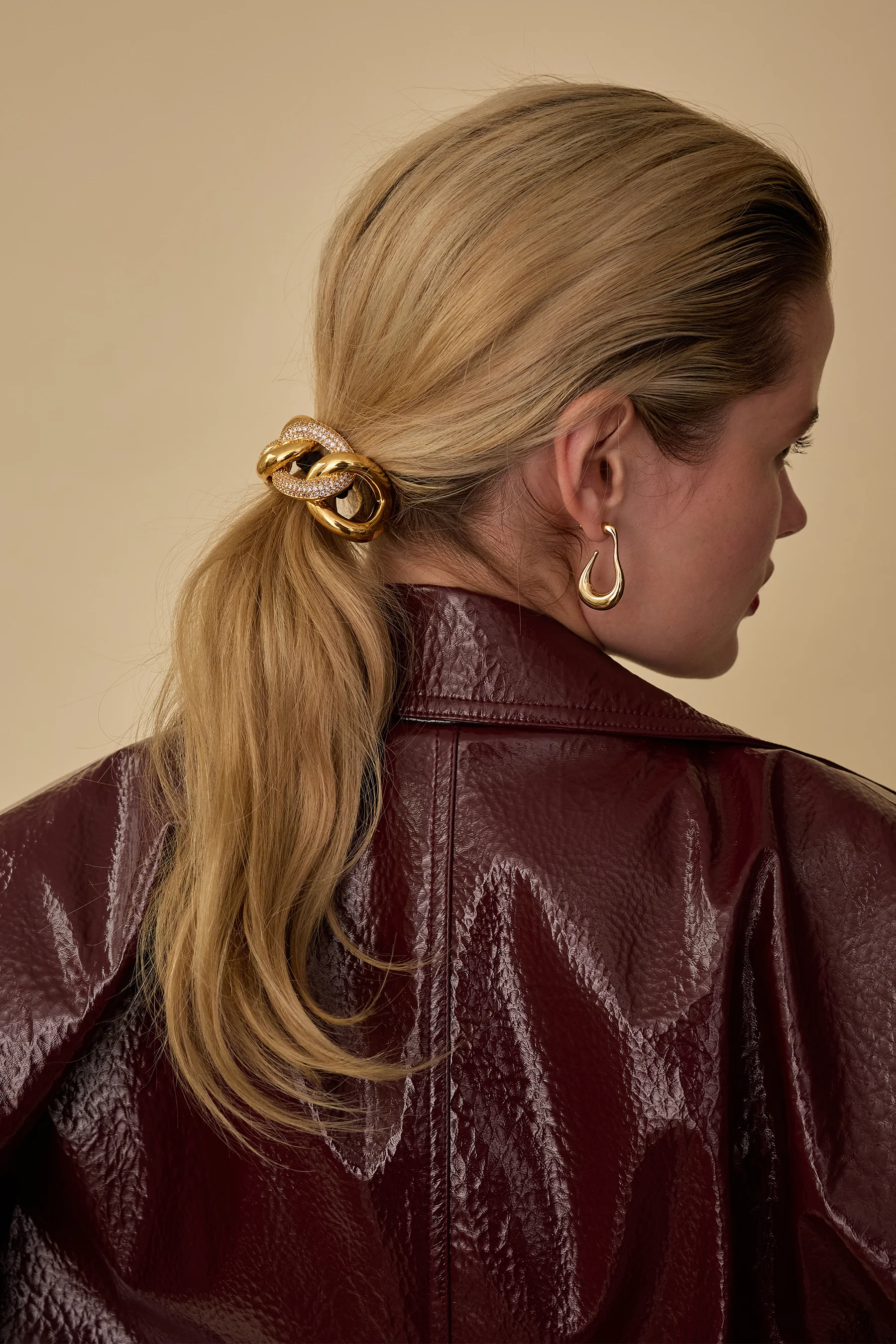 Elena Pave Chain Pony Cuff - Image 4
