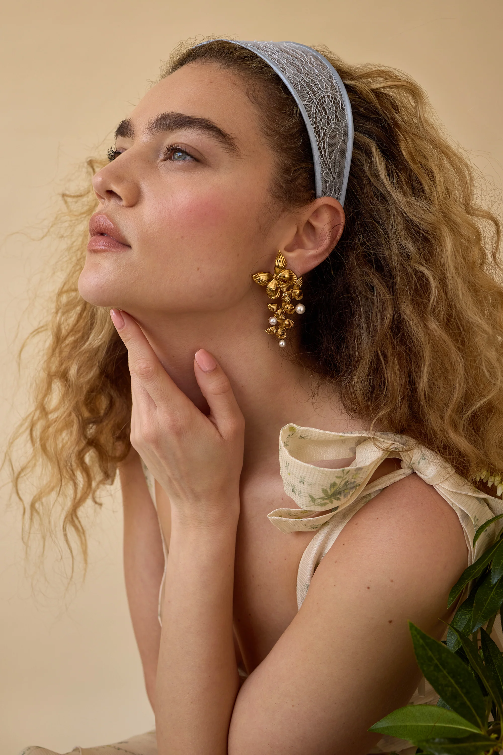 Giselle Lace Wide Headband - Image 7