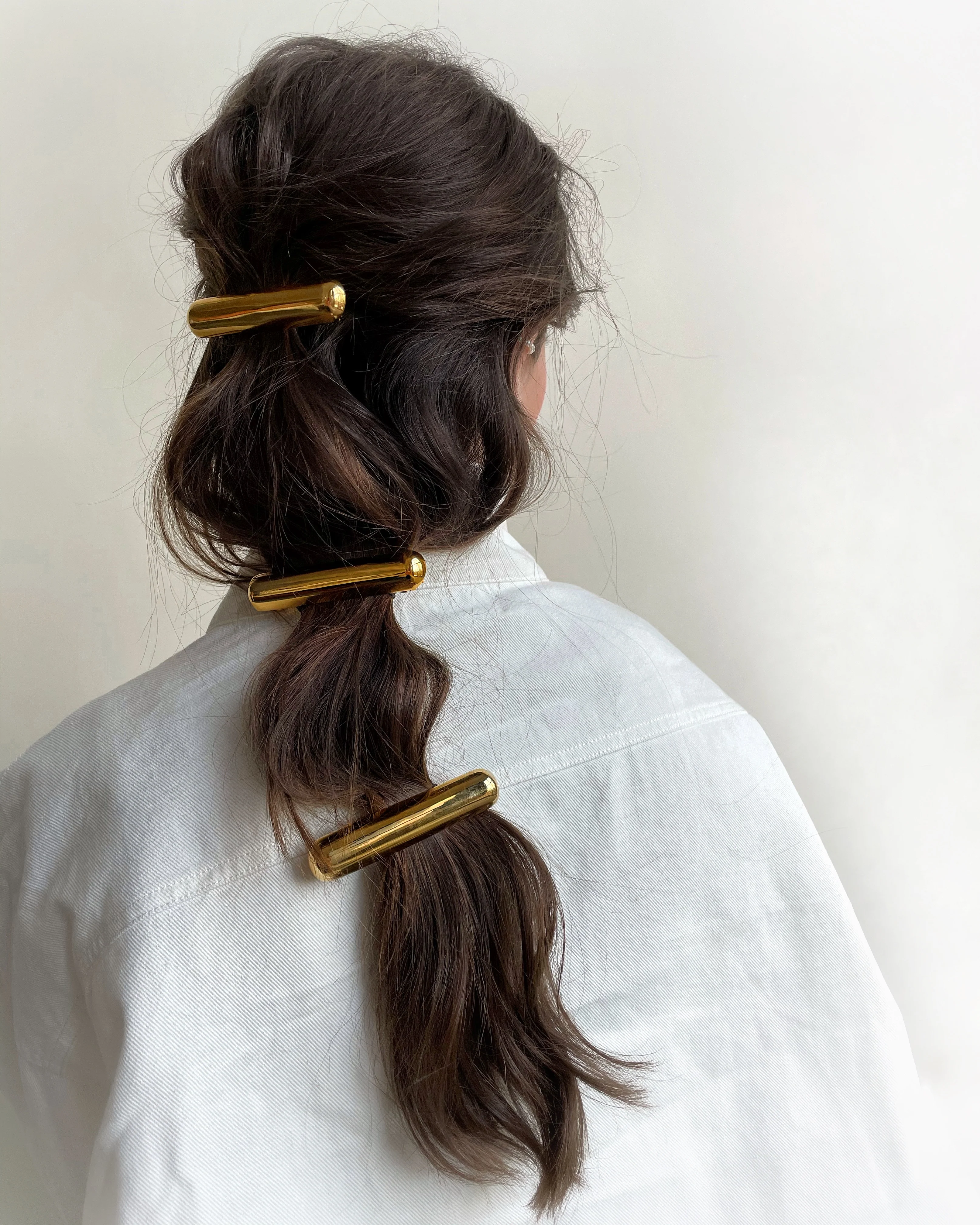 Glossy Bar Barrette - Image 16
