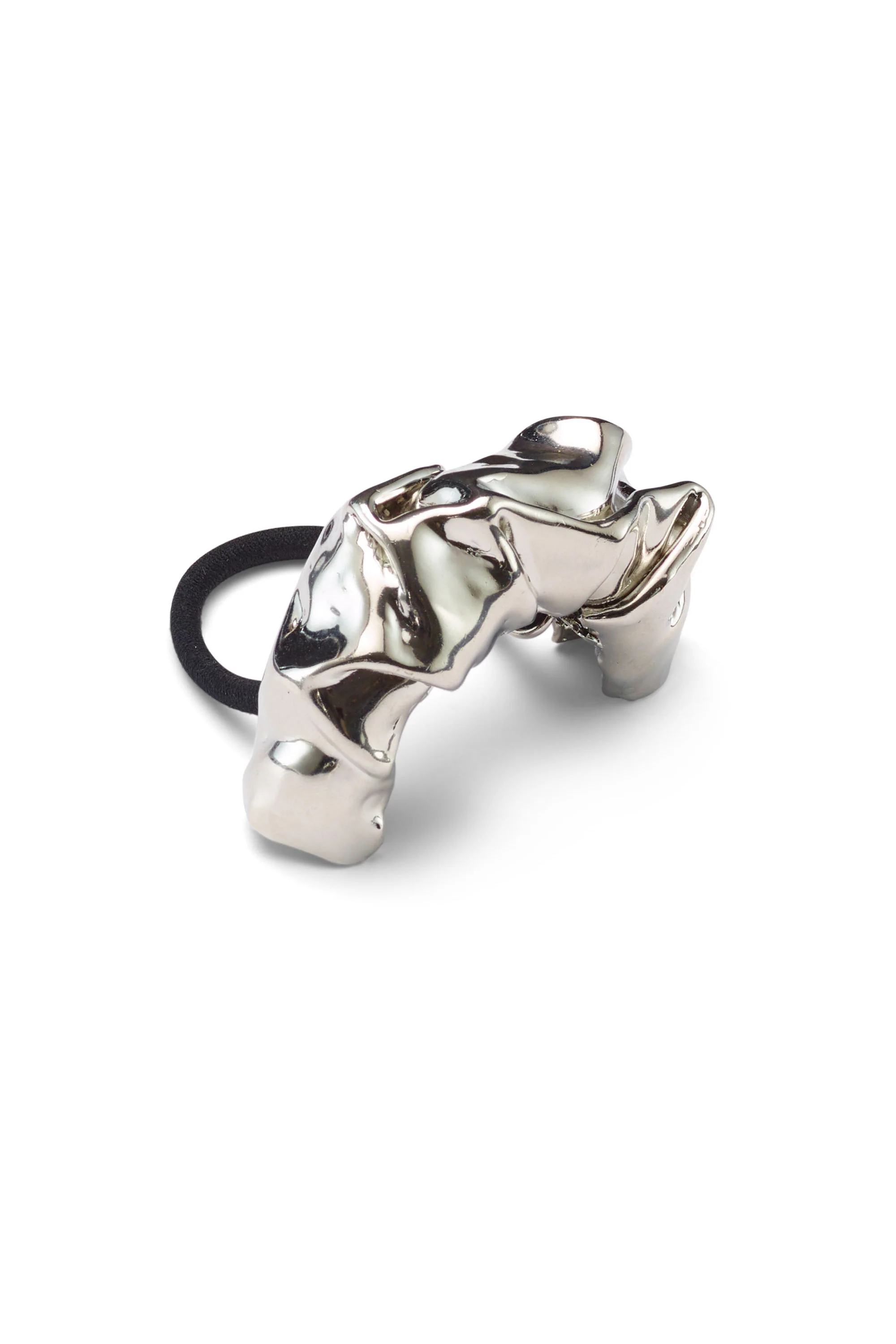 Glossy Draped Pony Cuff - Image 4