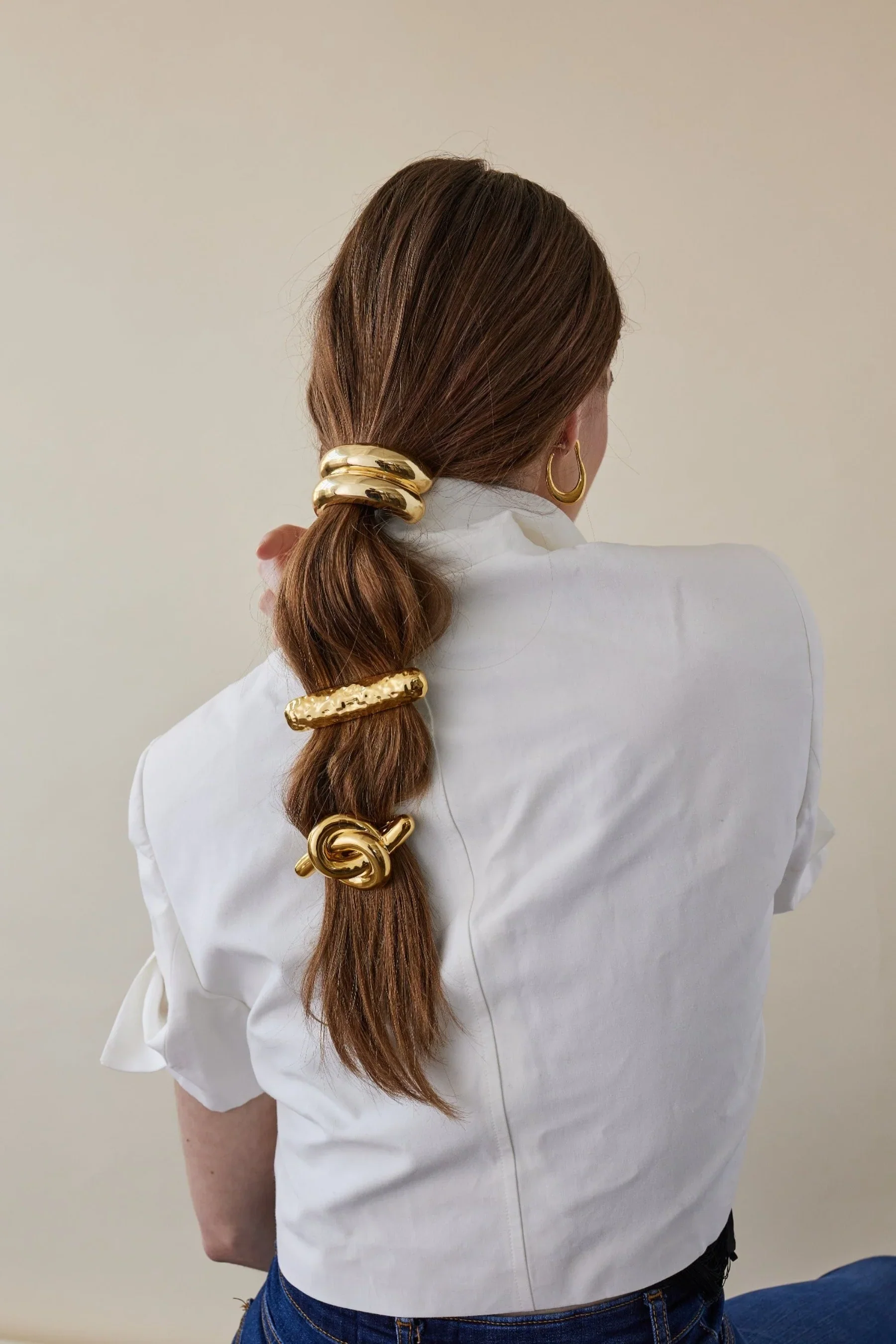 Glossy Knot Barrette - Image 4