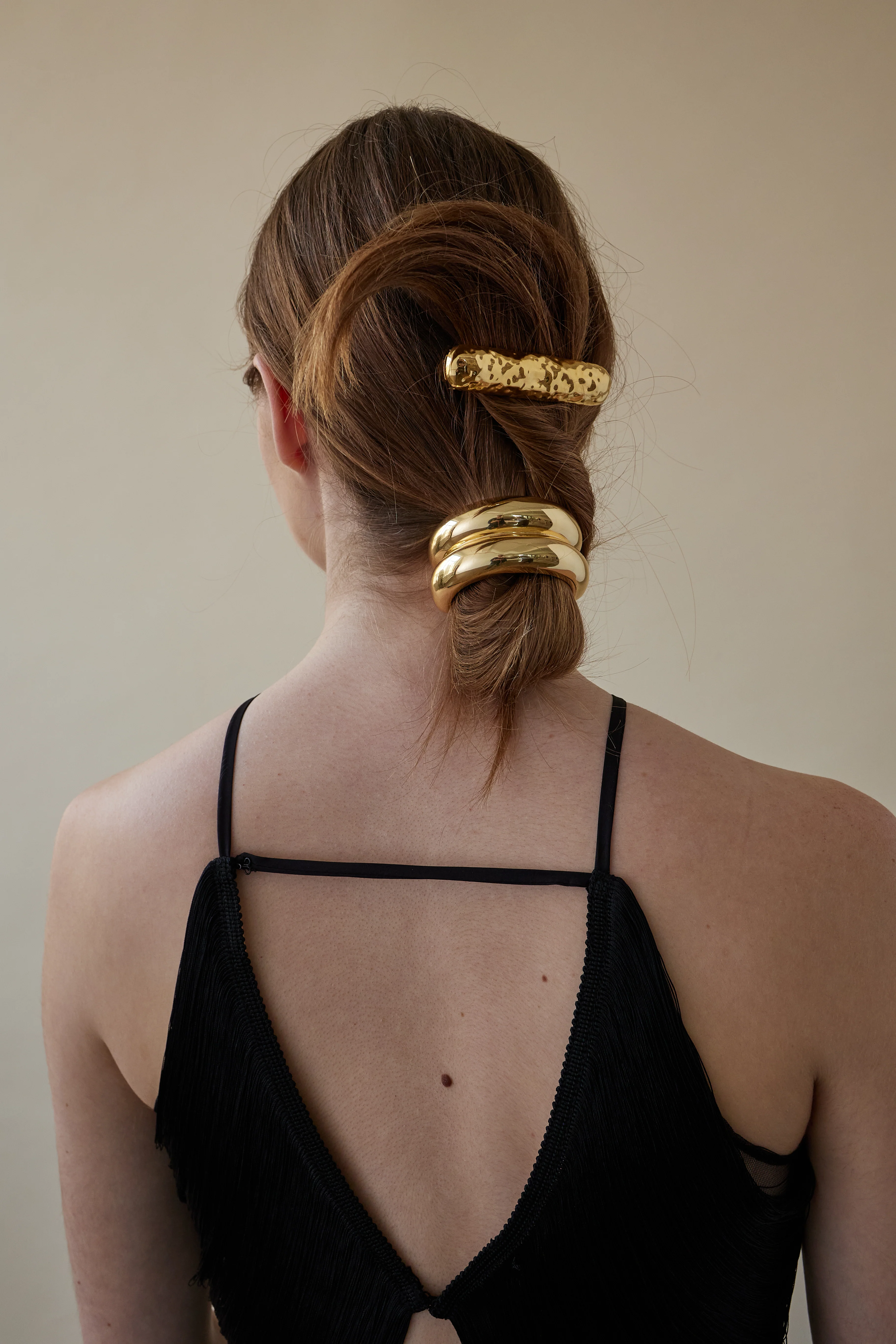 Hammered Bar Barrette - Image 7