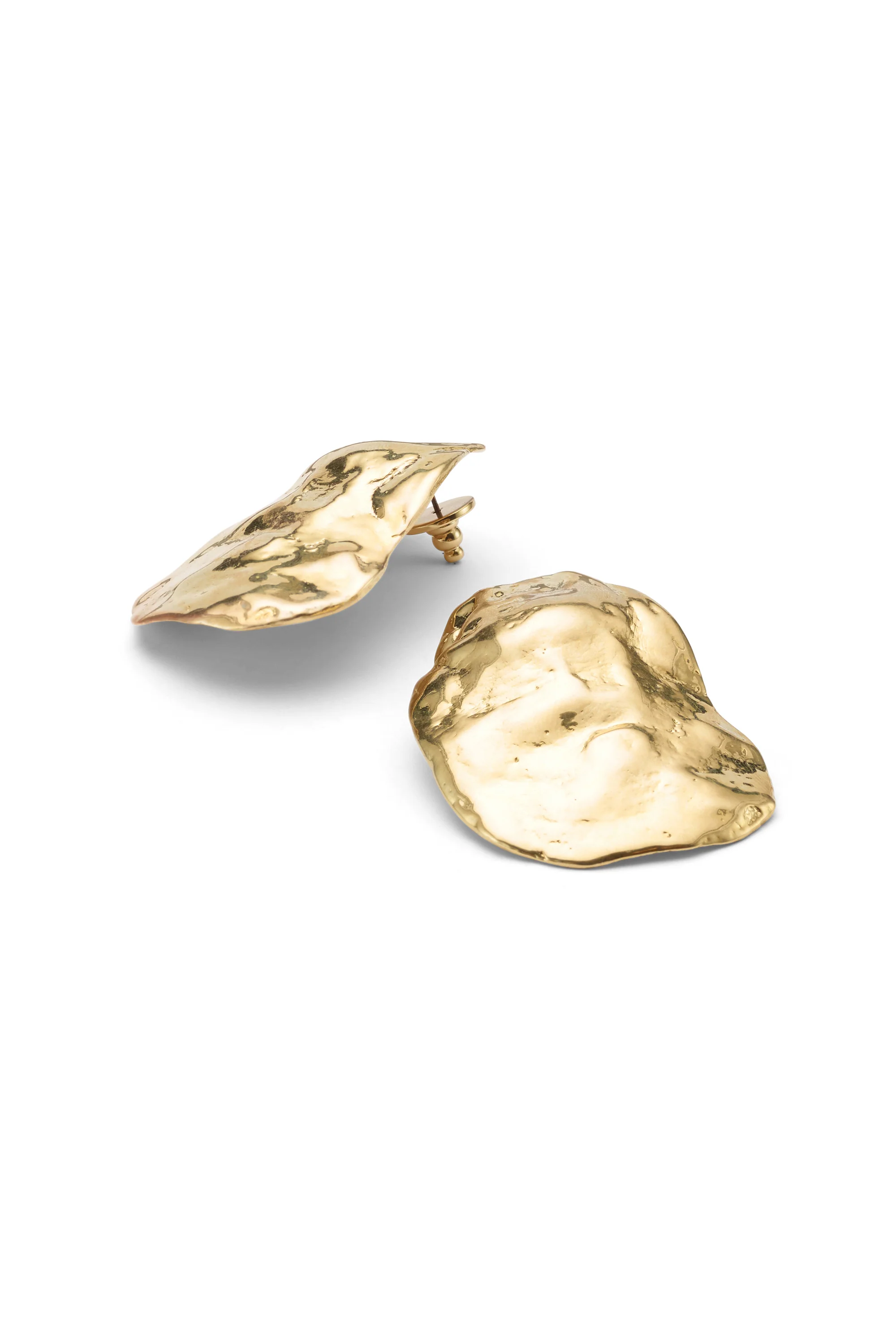 Hera Hammered Earrings - Image 8