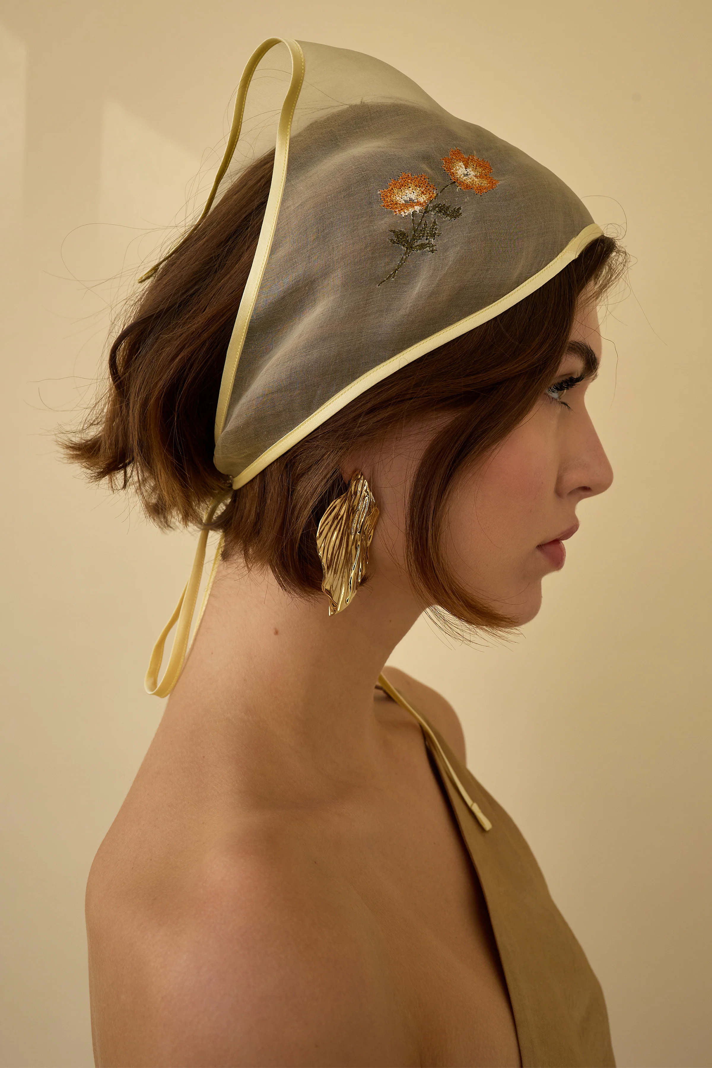 Isla Embroidered Bandana - Image 2