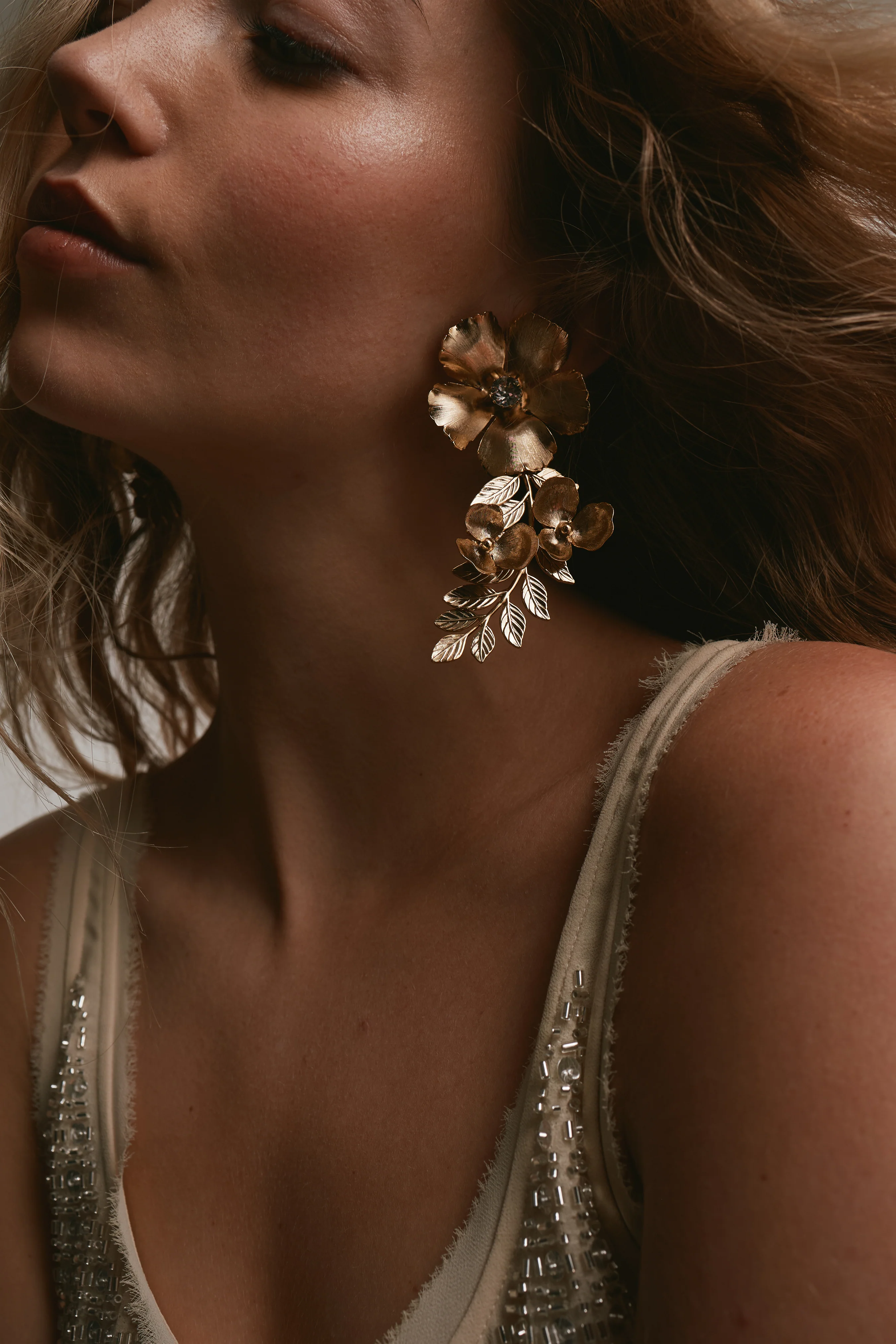 Ivy Crystal Earrings - Image 3