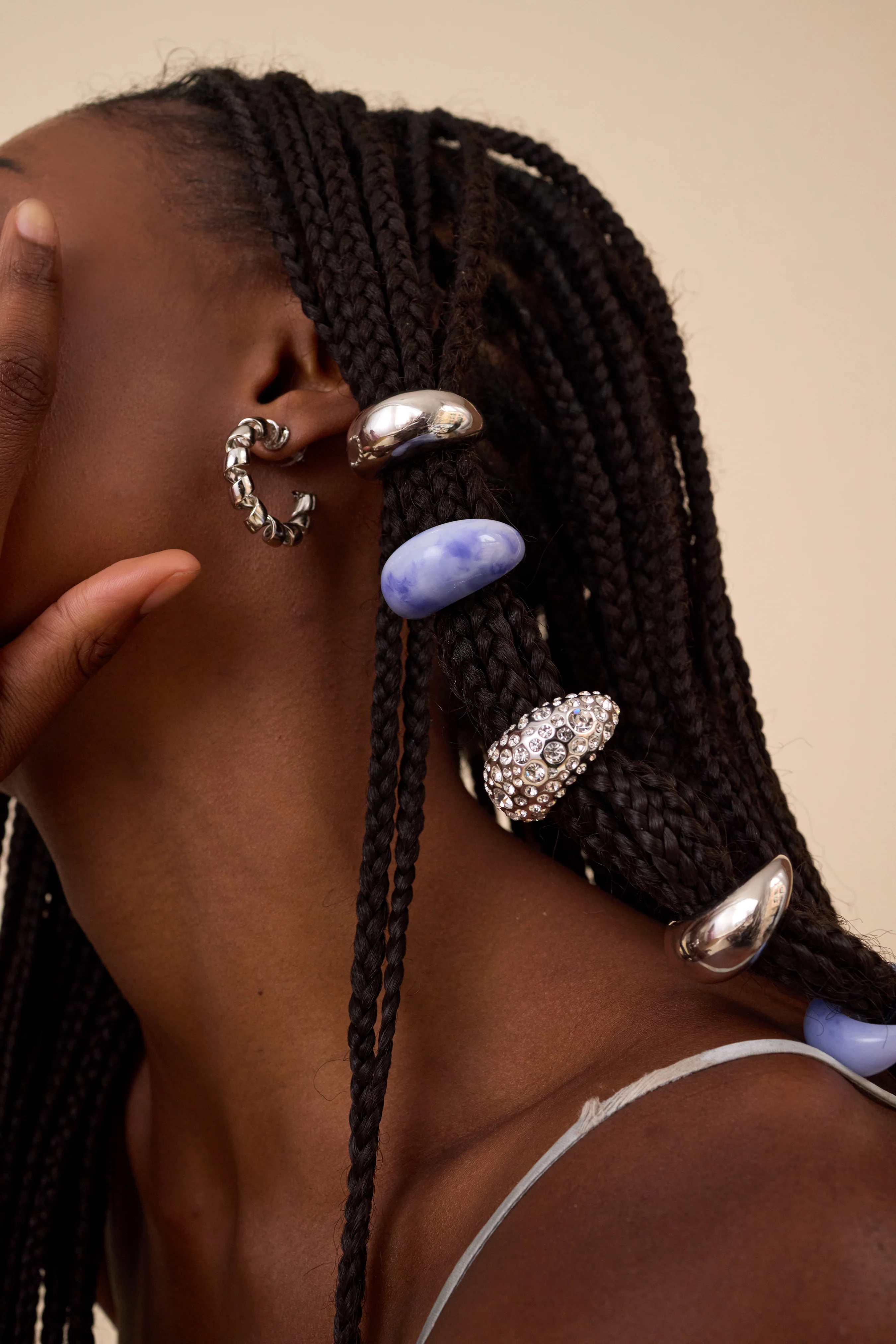 Mini Dome Pave Pony Cuff - Image 7
