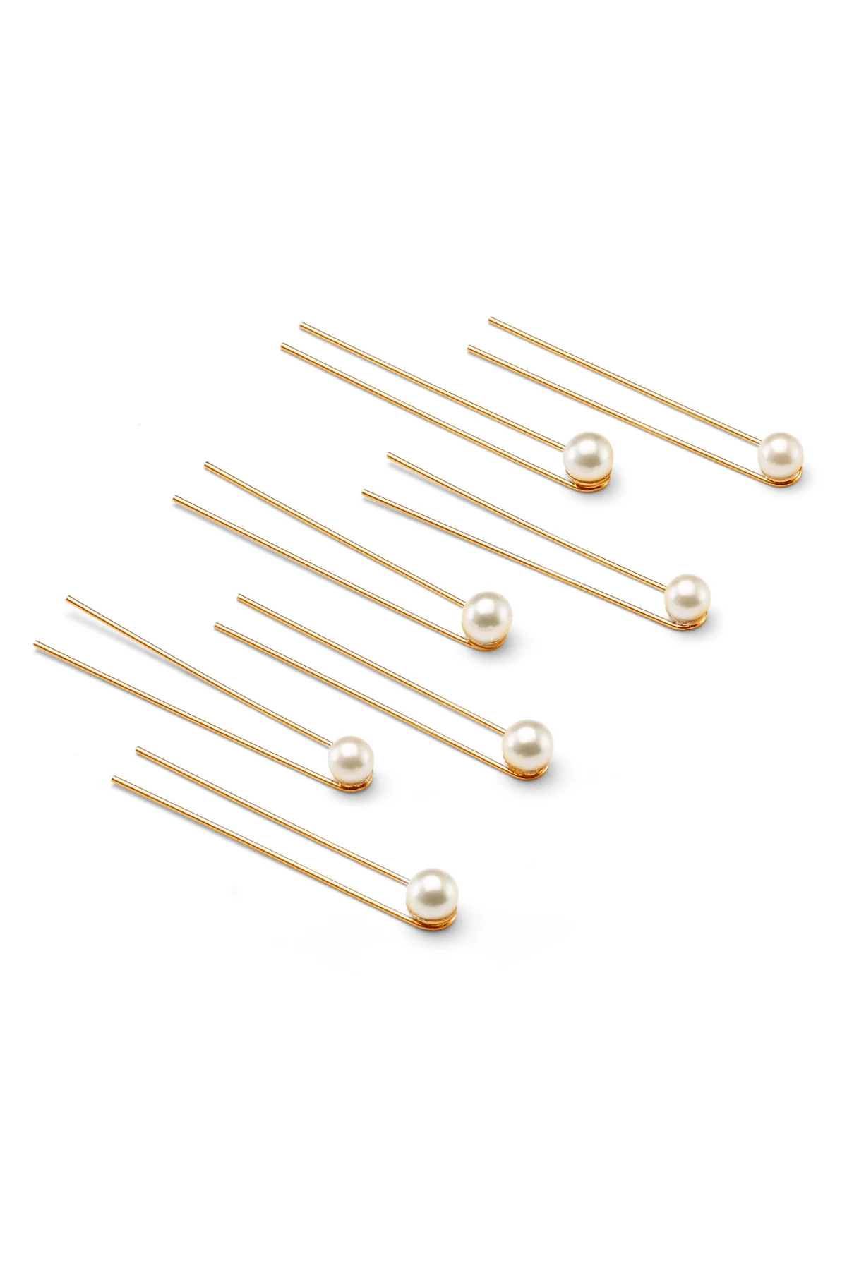 Pearl Hair Pin Set of 7 - Image 5