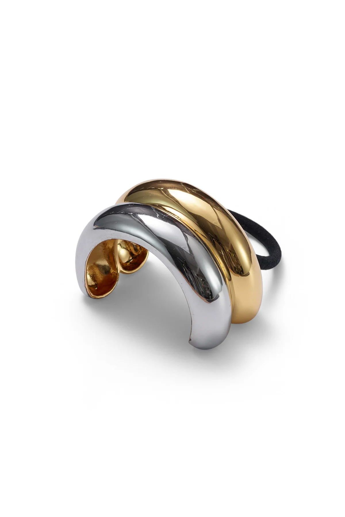 Mixed Metal Double Arch Pony Cuff