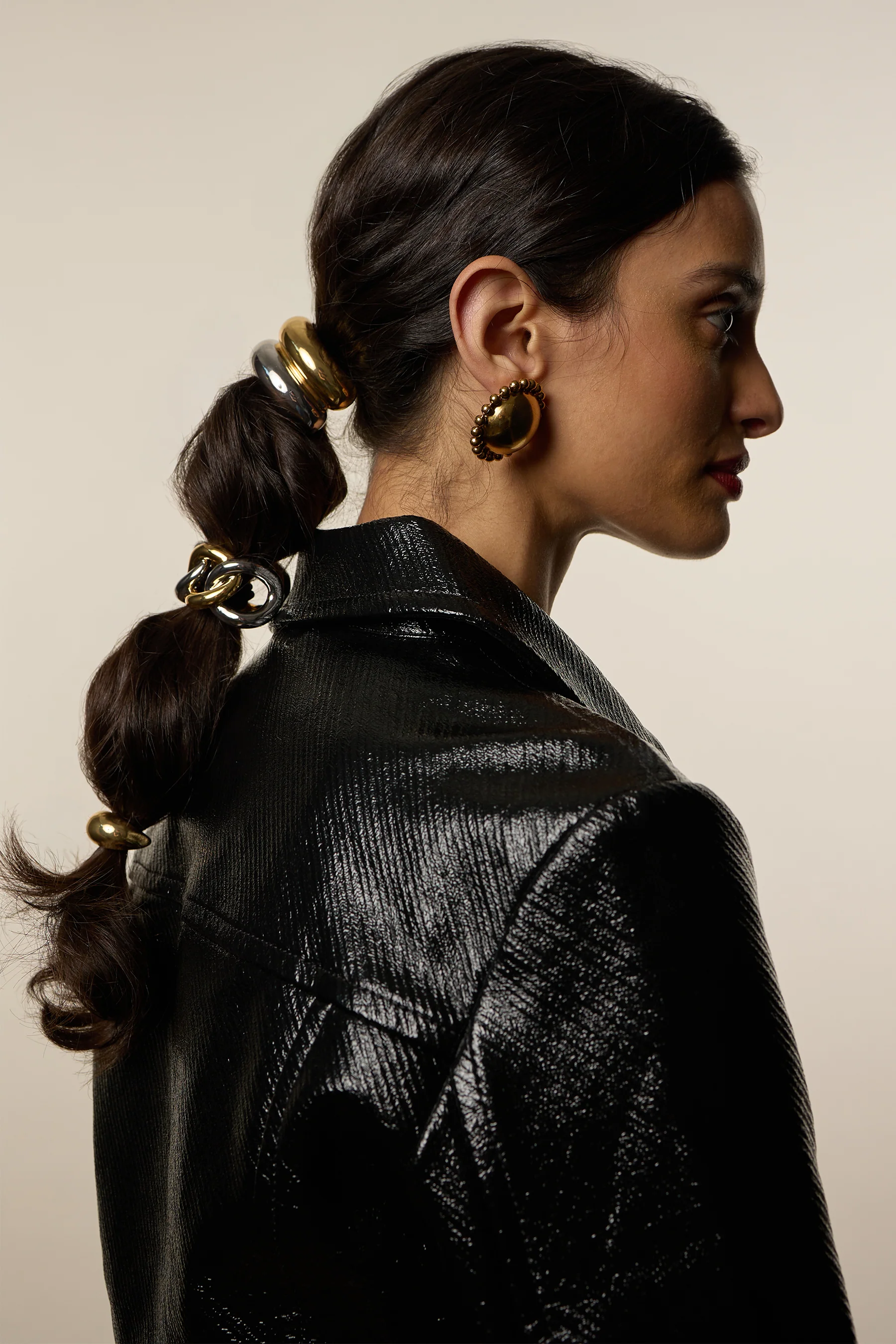 Mixed Metal Double Arch Pony Cuff - Image 4