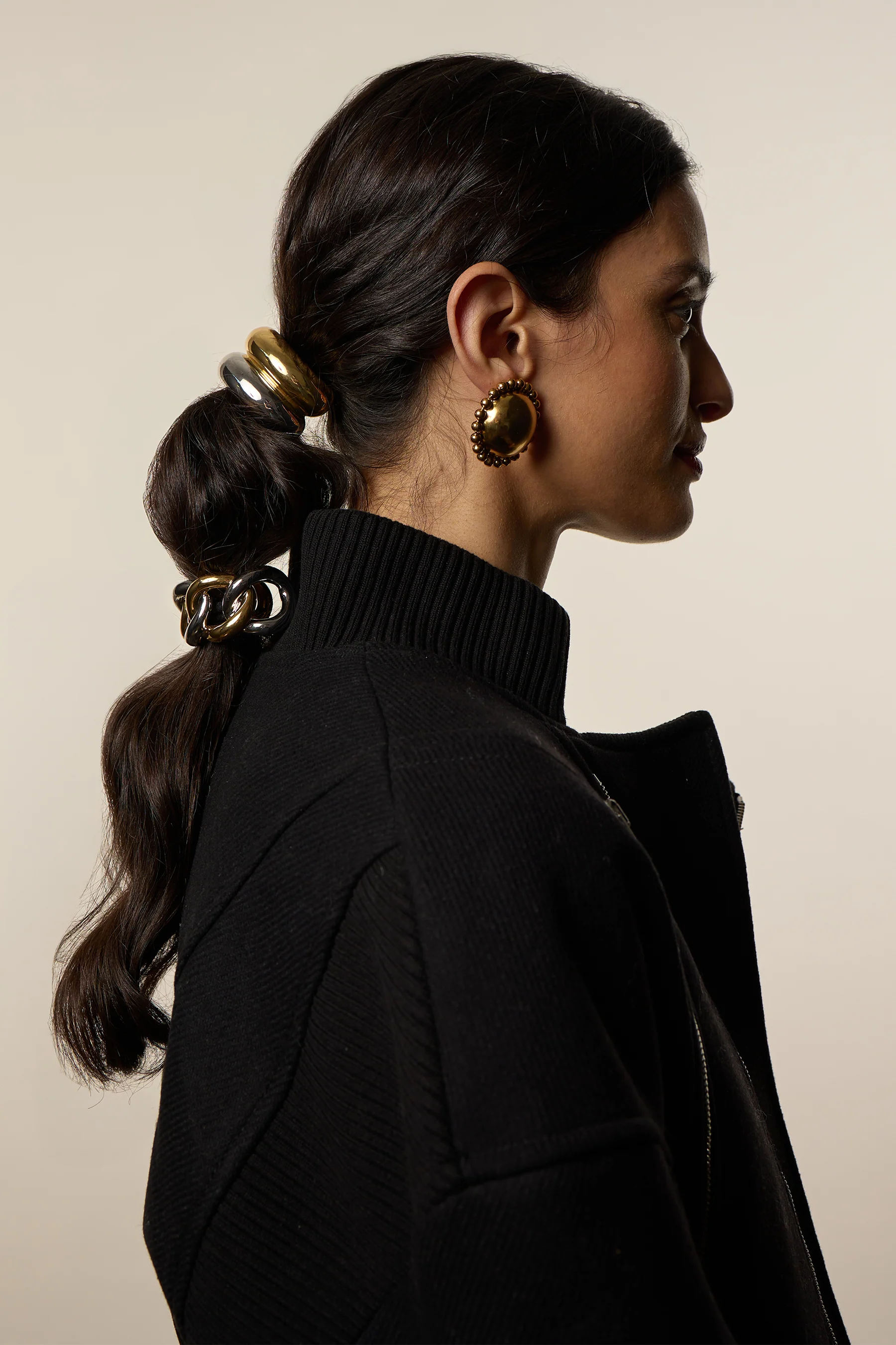 Mixed Metal Double Arch Pony Cuff - Image 7