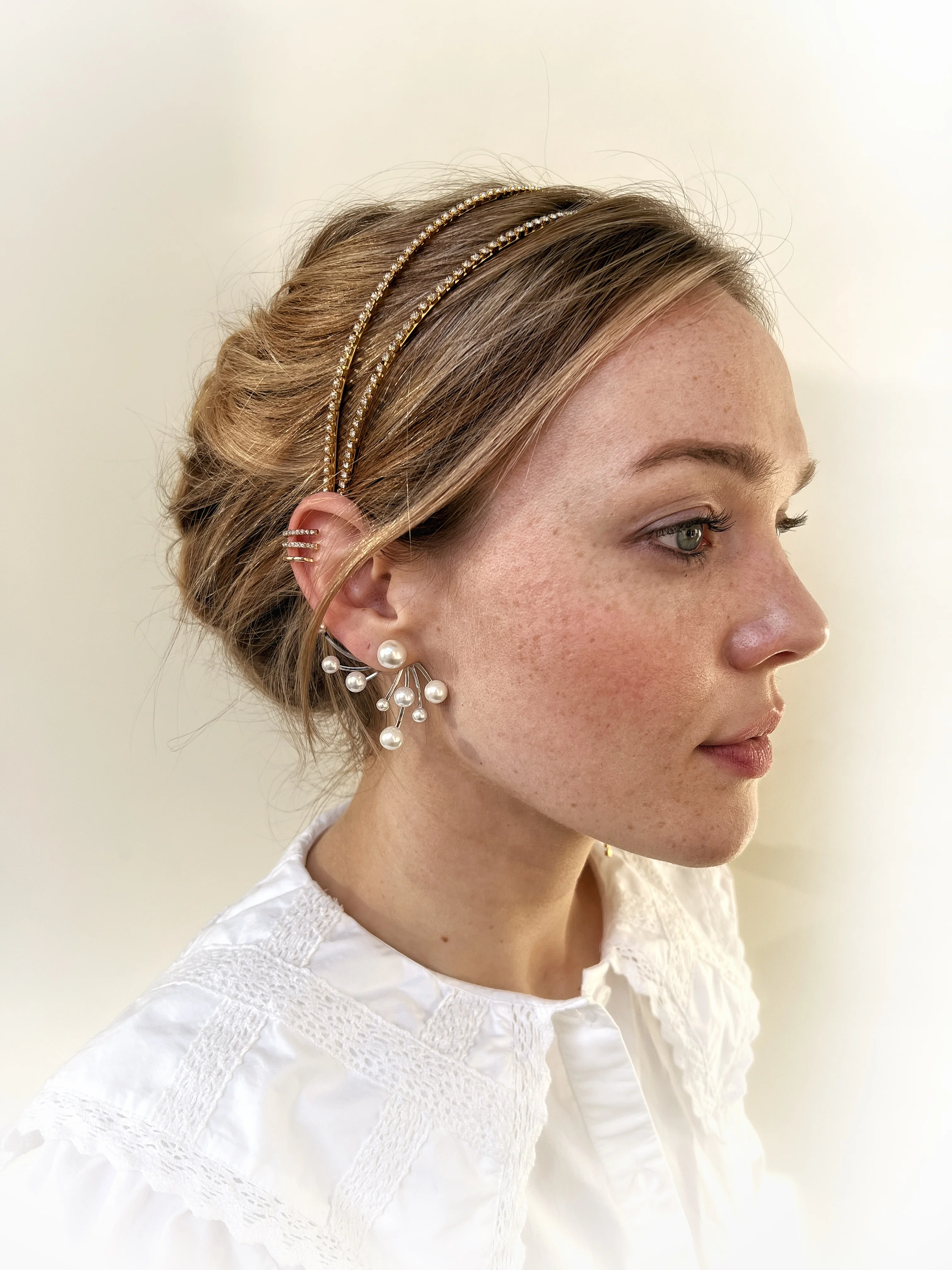 Vera Pearl and Crystal Headband - Image 2