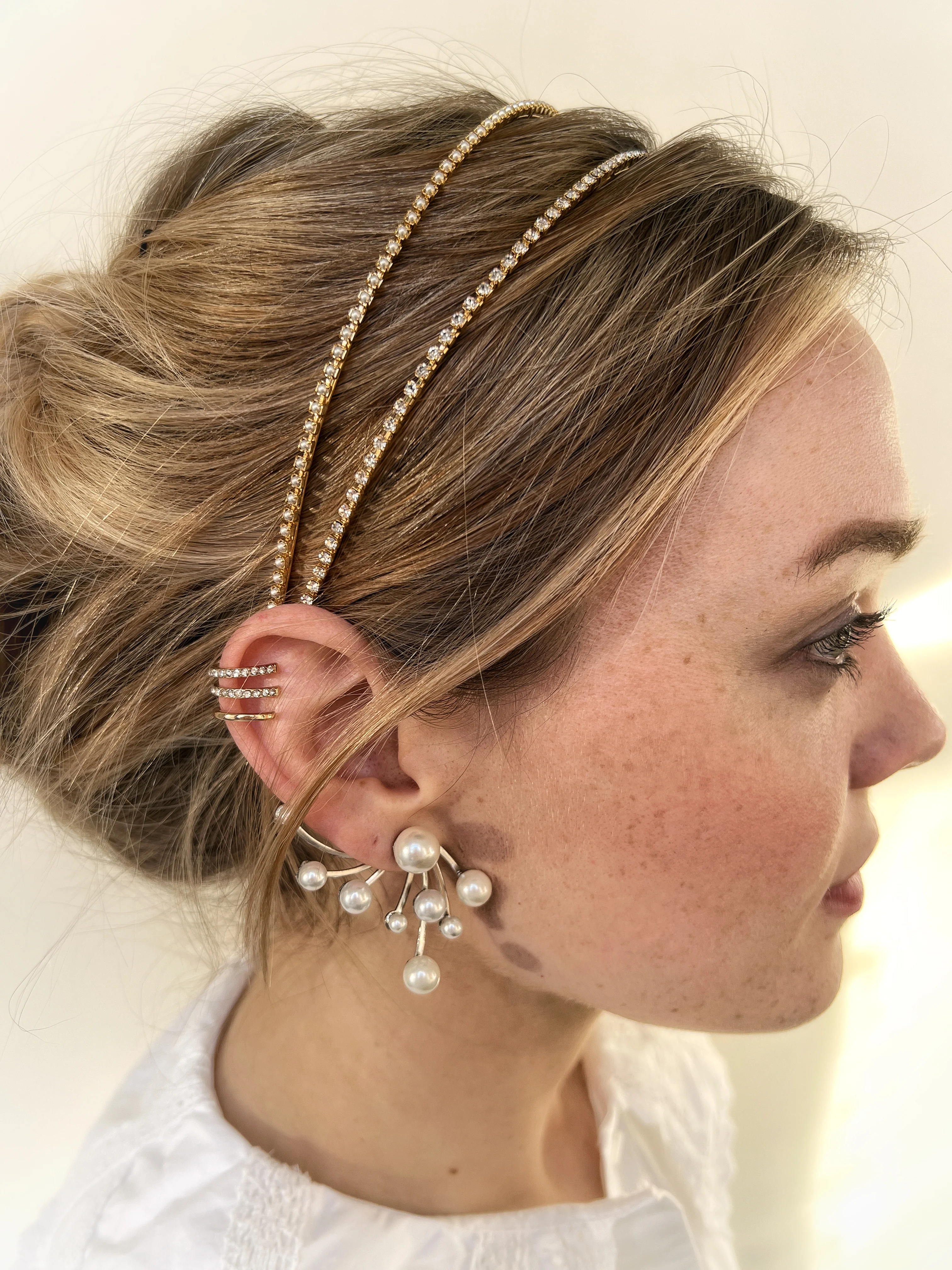 Vera Pearl and Crystal Headband - Image 3