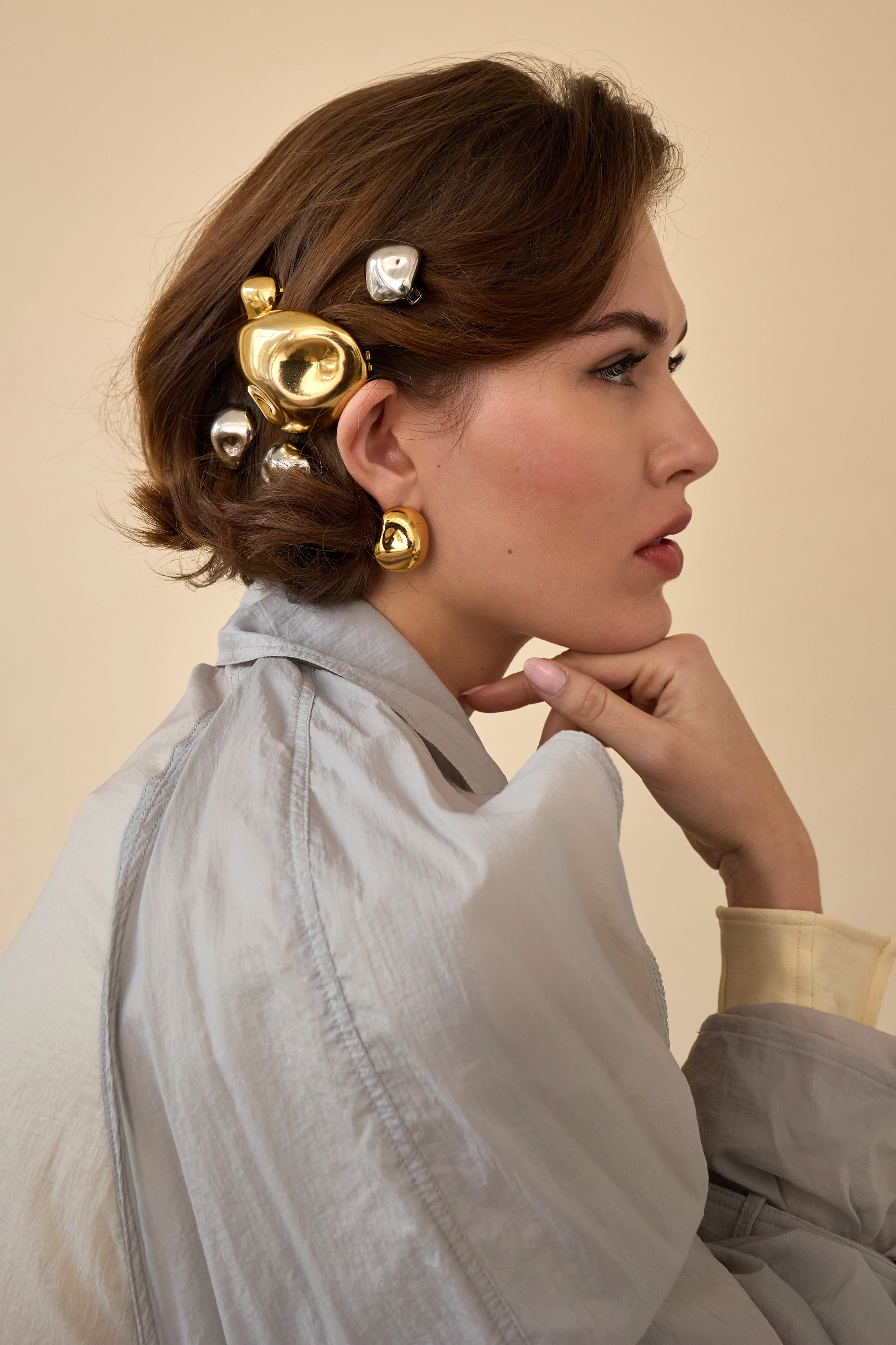 Zoe Petite Stud Earrings - Image 6